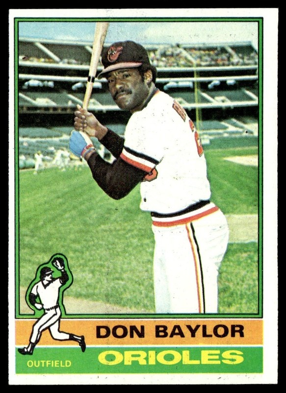 1976 Topps Card Baseball Don Baylor Baltimore Orioles #125 NM