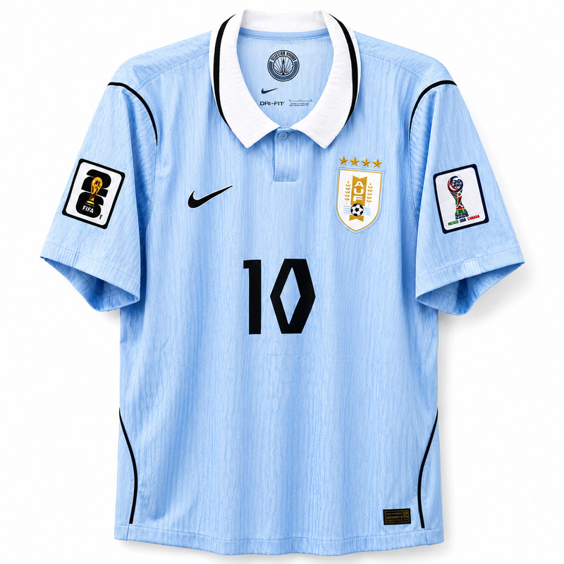Uruguay 2026 World Cup Soccer Jersey, Fan Version Football Jersey. Sizes S-XL