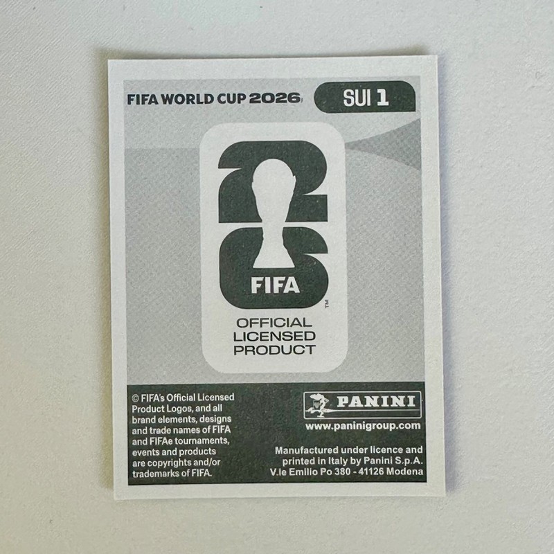 SWITZERLAND Team Foil Logo Emblem • SUI 1 • 2026 Panini FIFA World Cup Sticker gallery