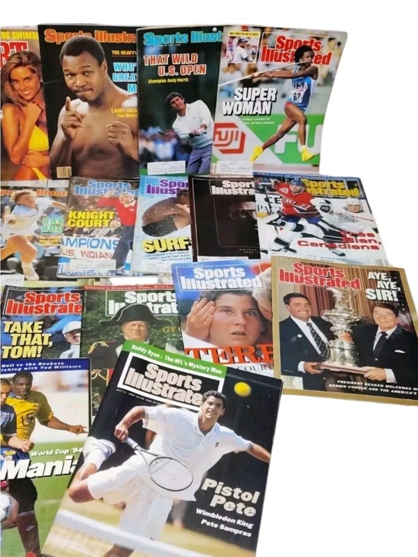 Vtg Magazine Lot Of 23 Sports Illustrated Swimsuit, Hockey Golf Ski Racing Ect. gallery