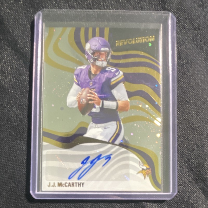 J.J. McCarthy 2025 Revolution Cosmo Auto #RSA-JMY