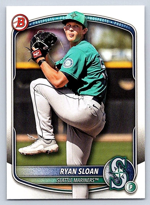 RYAN SLOAN MARINERS 2025 BOWMAN DRAFT #BD-94