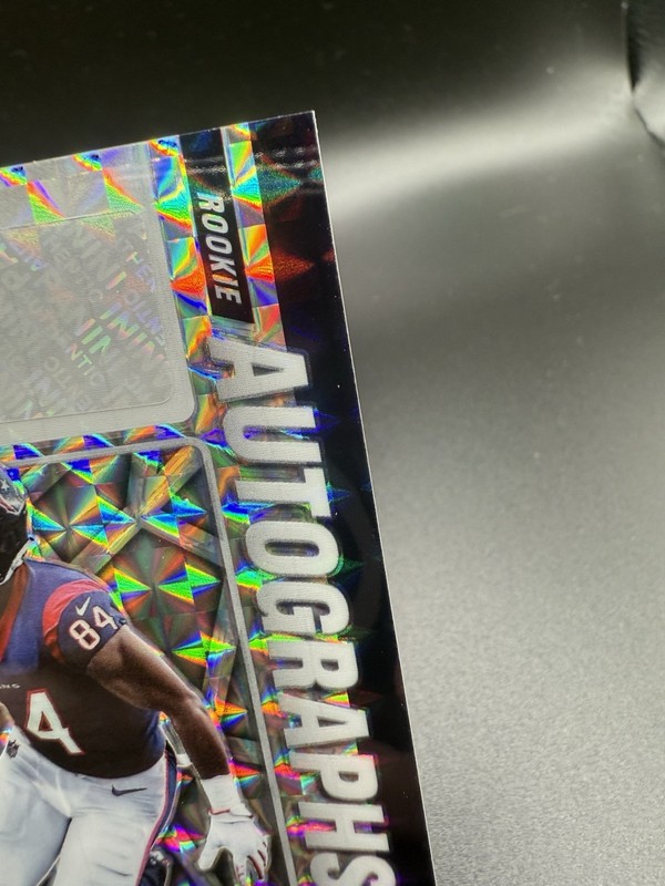 2021 Panini Mosaic Nico Collins Rookie Autograph RC RA-30 Texans Auto gallery