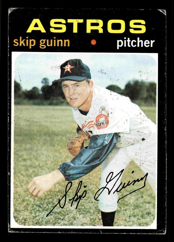 1971 Topps Skip Guinn #741 – Houston Astros (High Number / MARKED)