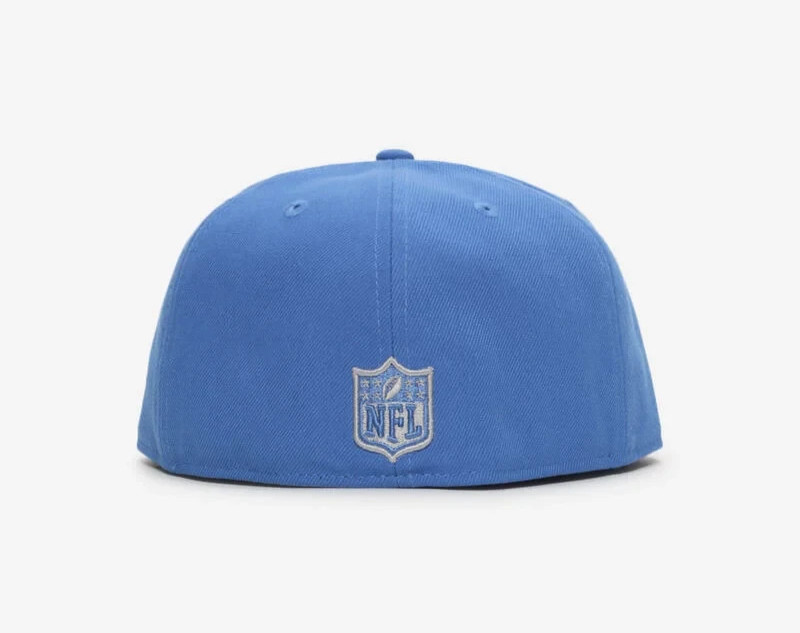 New Era 59FIFTY Detroit Lions Core Men's Fitted Hat Cap Size 7 3/4 Blue NWT gallery