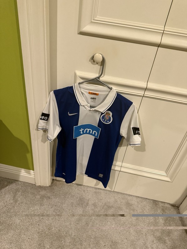 FC PORTO Jersey 2009 2010 Retro Youth large Soccer Blue White Meo Nike