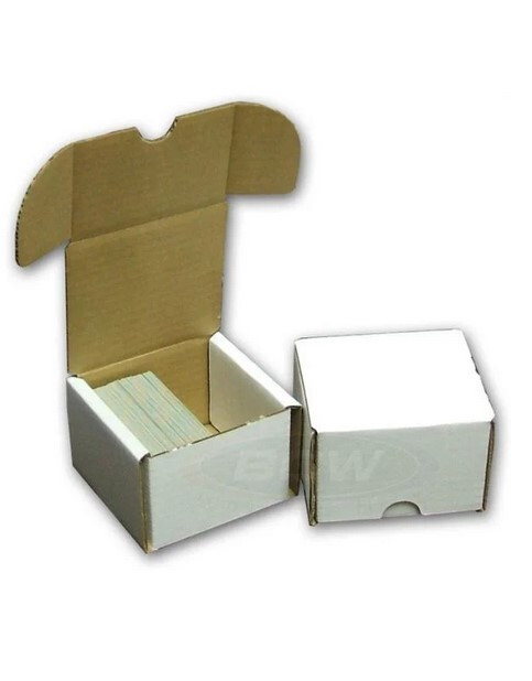 New (1) BCW 200 Count Cardboard Trading Card Storage Box