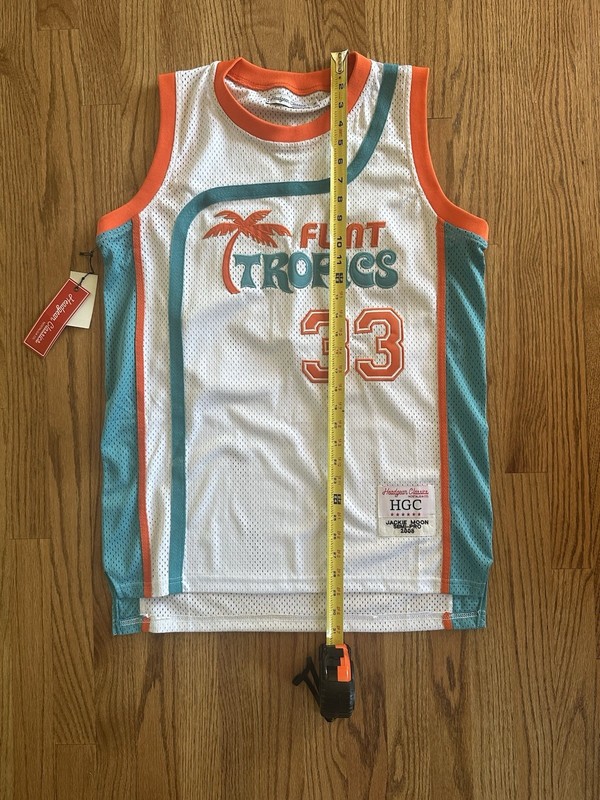 Flint Tropics Jackie Moon Basketball Jersey #33 Semi Pro Movie M New With Tags gallery