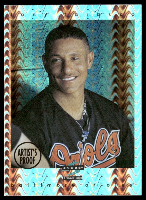 Tony Tarasco 1997 Score Artist’s Proof Holofoil #382 – Baltimore Orioles