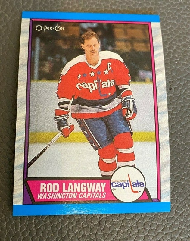 Rod Langway 1989 OPC #55 Montreal Canadians