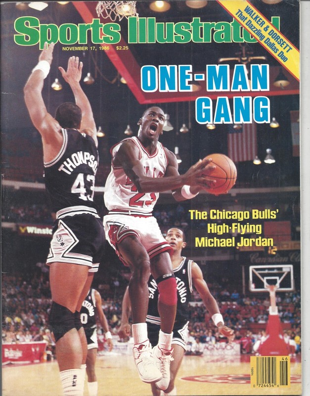 1986 Sports Illustrated magazine basketball Michael Jordan Chicago Bulls VGLR