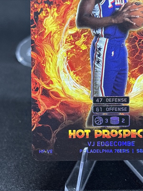 2025-26 Topps Match Attax Hot Prospects #HP-VE VJ Edgecombe RC Rookie 76ers gallery