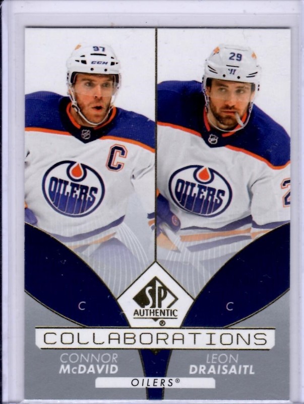 2022-23 SP Authentic Connor McDavid Collaborations Card # C-1 Edmonton Oilers