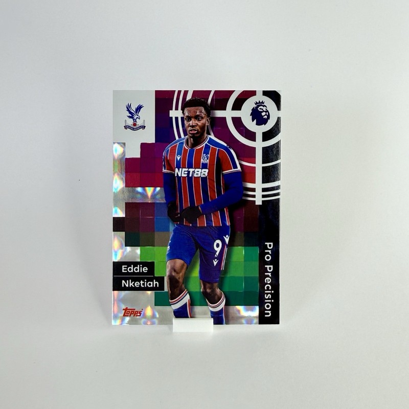 2026 Topps Premier League EPL Eddie Nketiah Pro Precision Crystal Palace #407