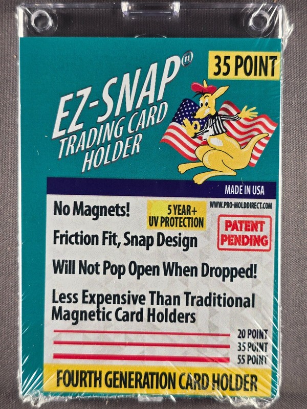 YOU PICK! PRO MOLD 4th Gen E-Z Snap Trading Card Holders MADE IN USA 35pt