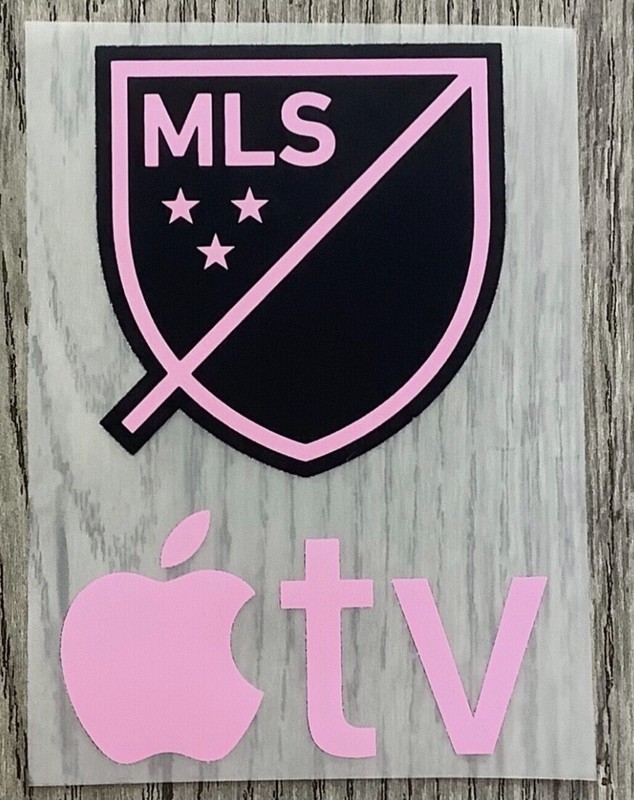 AMERICAN LEAGUE MLS SOCCER APPLE TV&SPONSOR IRON ON PATCHES