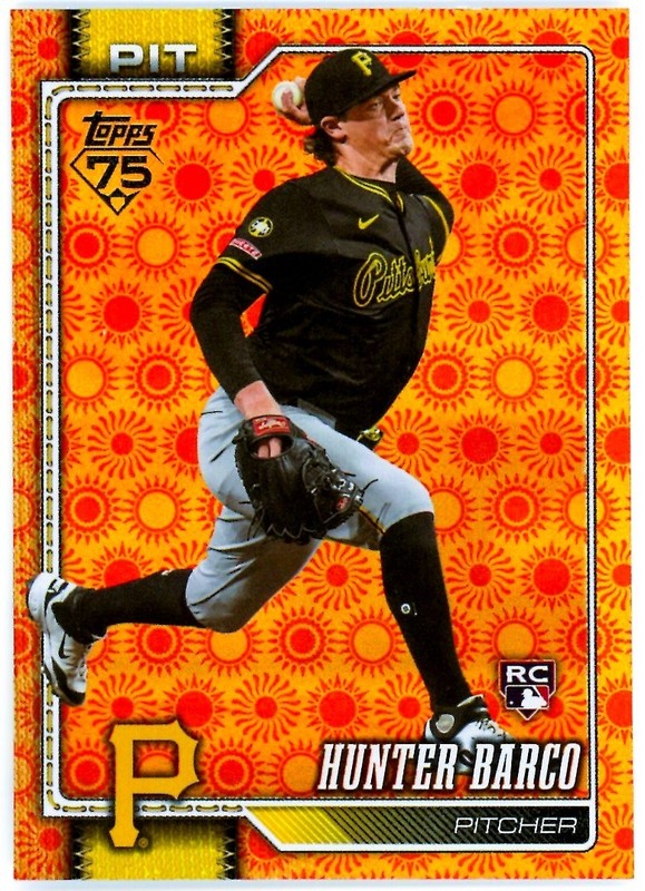 2026 Topps Series 2 Hunter Barco #398 ROOKIE Orange Foil “SUN”