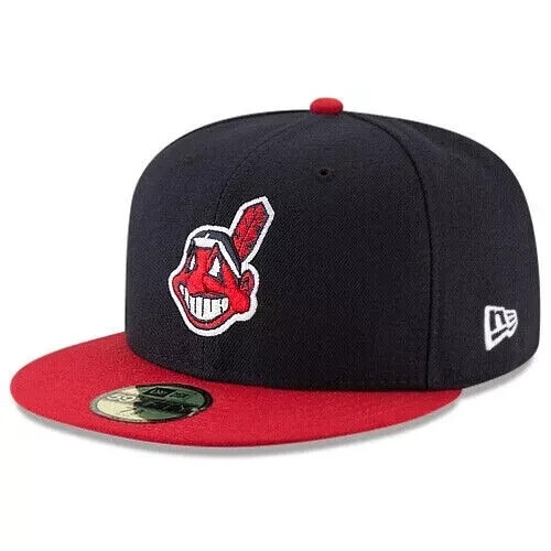 NEW Cleveland Indians CLE MLB Men’s 59FIFTY Fitted Cap – 5950 Hat