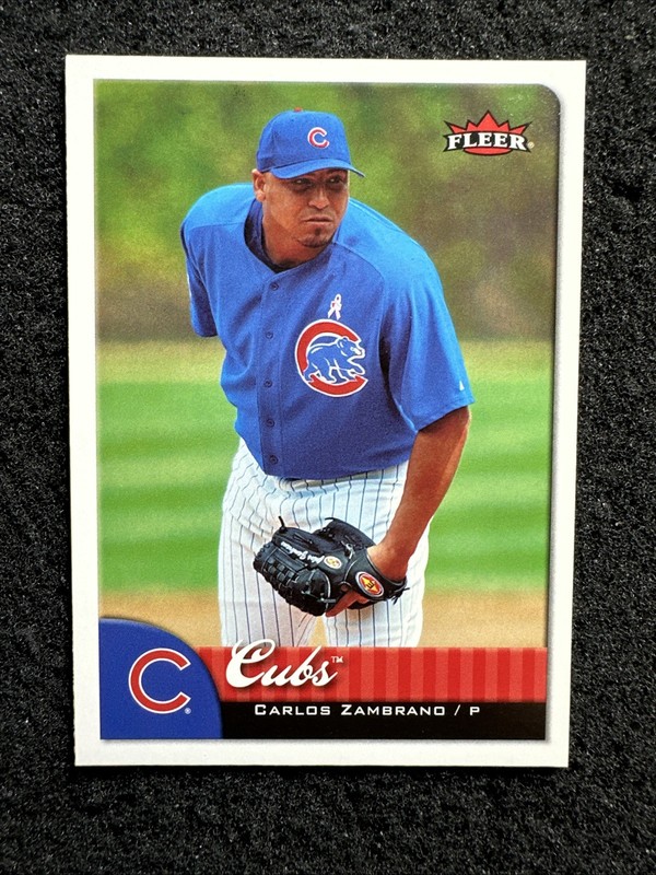CARLOS ZAMBRANO #267 2007 Fleer Baseball QTY Chicago Cubs
