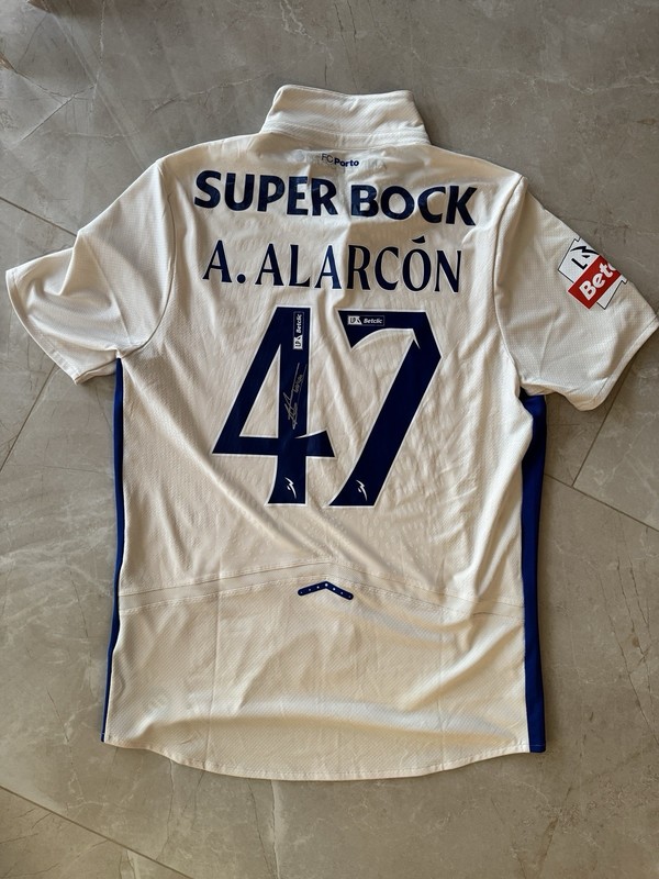 FC Porto 2025/26 Third Match-issued autographed Ángel Alarcón Jersey