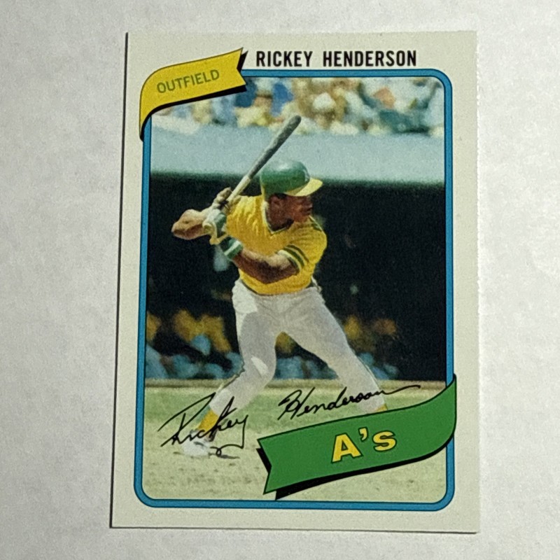 2019 Topps #ICR-22 Rickey Henderson Iconic Card Reprints