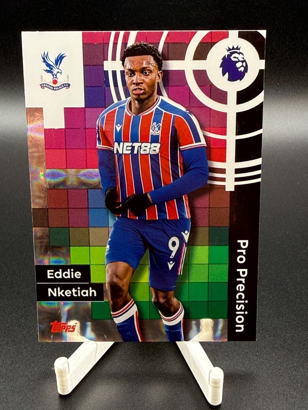 EDDIE NKETIAH 2025-26 Topps Premier League Pro Precision #407 Crystal Palace