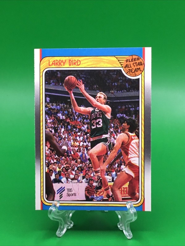 1988-89 Fleer – Fleer All Star Team Larry Bird #124🔥🔥GRADE ME🔥🔥