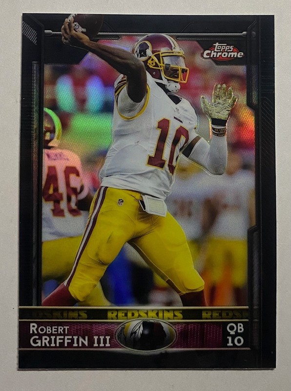 2015 Topps Chrome Mini Black Refractor /15 Robert Griffin III #3