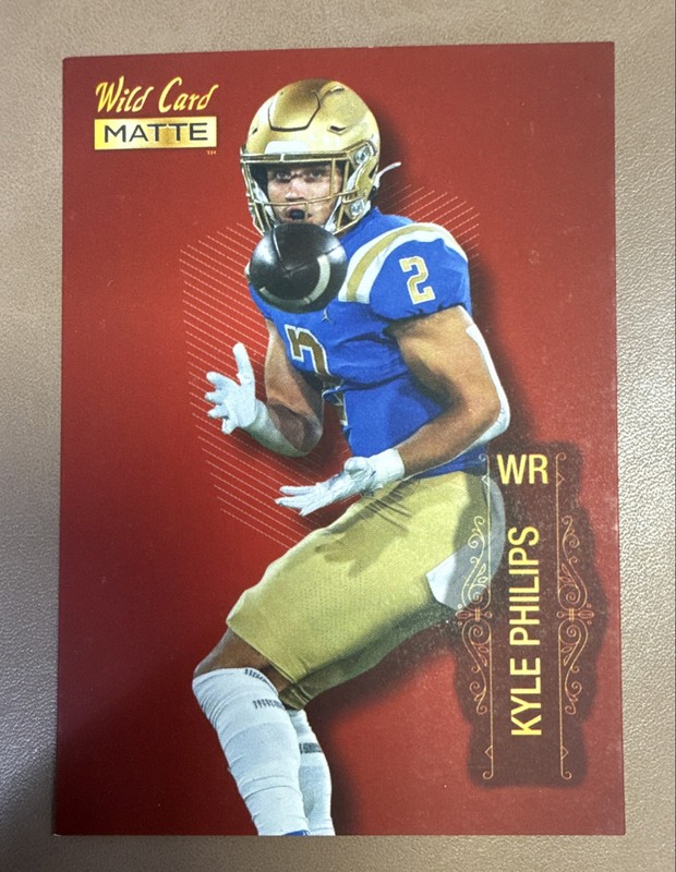 2022 Wild Card MATTE – Kyle Philips #MB-77 Red (RC)