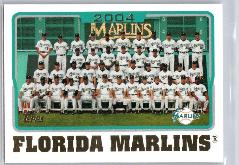 2005 Topps #649 Florida Marlins