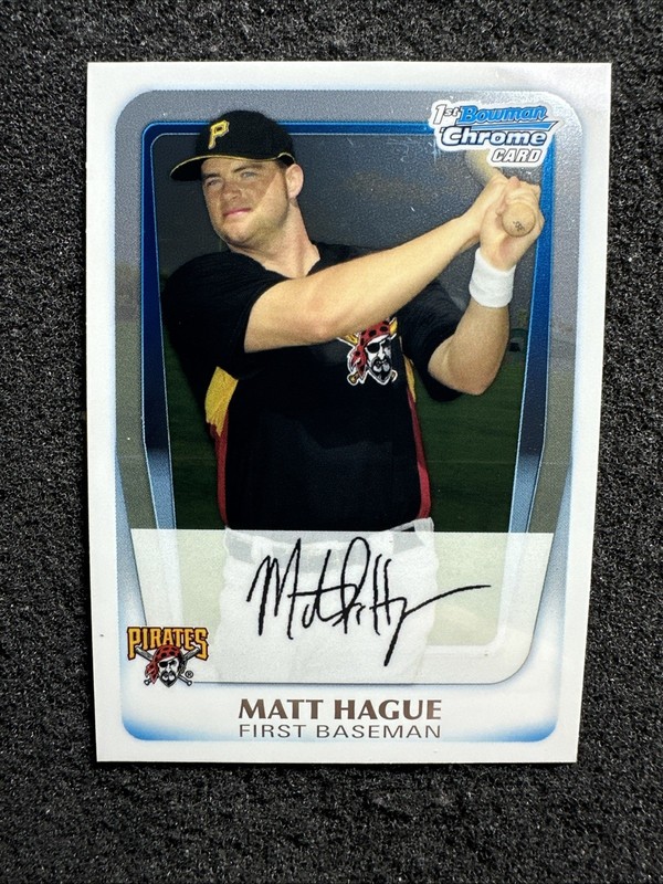 MATT HAGUE 2011 Bowman #BCP84 Pittsburgh Pirates (Buy 10 get 10 Free)
