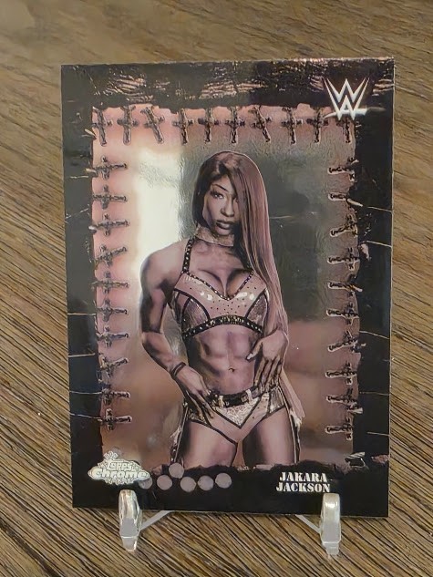 2025 Topps Chrome WWE x Cactus Jack – #FMP-6 Famed Phantoms Jakara Jackson