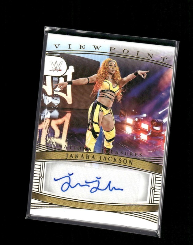 2024 National Treasures WWE Jakara Jackson #VS-JKJ Viewpoint Signatures /84 (RC)