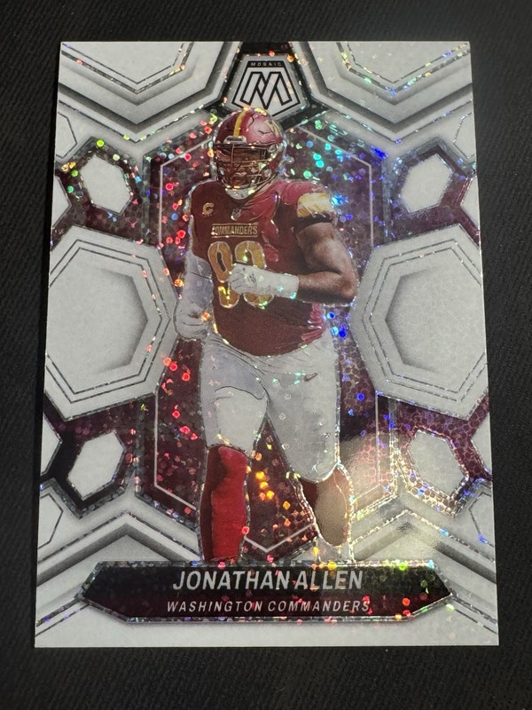 Jonathan Allen 2024 Mosaic White Sparkles Prizm Card