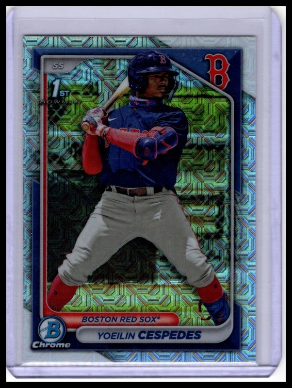 2024 Bowman #BCP-139 Yoeilin Cespedes Chrome Prospects Mojo Refractors
