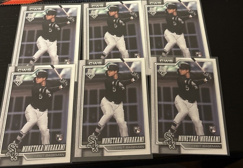 2026 Topps Series 2 Munetaka Murakami RC #503 Chicago White Sox 6 Card Lot