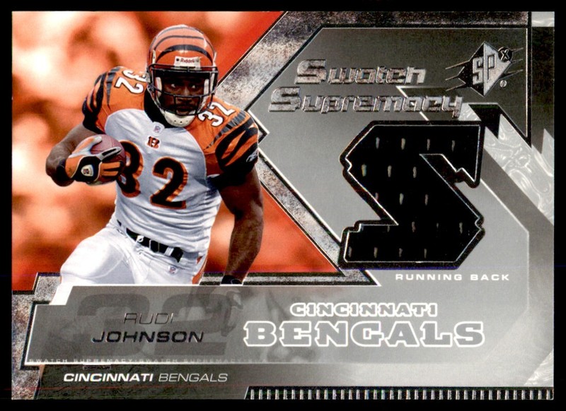2005 SPx Swatch Supremacy Rudi Johnson Cincinnati Bengals #SW-RJ