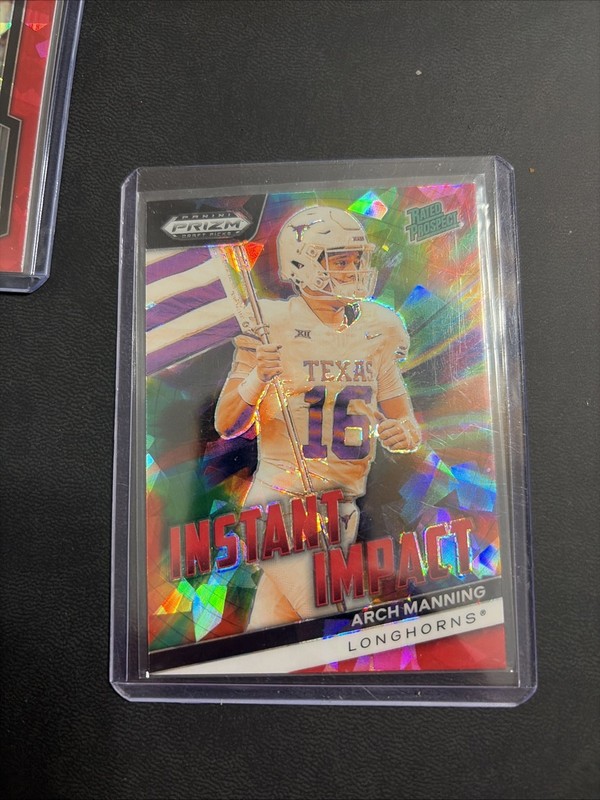 2024 Panini Prizm Draft Picks #II-AM Arch Manning Instant Impact Red Ice