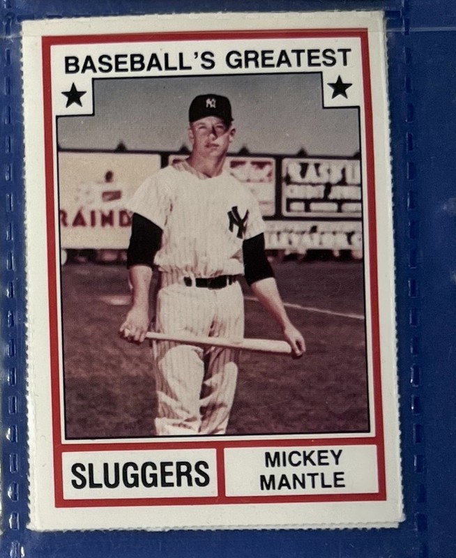 Vintage 1982 TCMA Baseball’s Greatest Mantle Ford Koufax Vtg Sports cards Lot