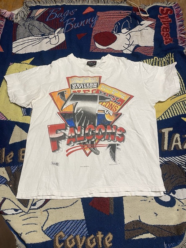 Vintage 90s Atlanta Falcons T Shirt White Color Reprint Unisex AN60111