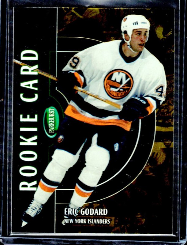 2002-03 PARKHURST ERIC GODARD GOLD FOIL ROOKIE RC #06/10 ISLANDERS