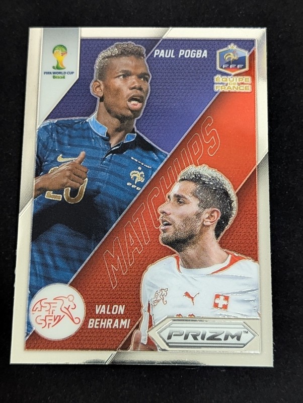 2014 PANINI PRIZM FIFA WORLD CUP MATCHUPS#10 PAUL POGBA / VALON BEHRAMI