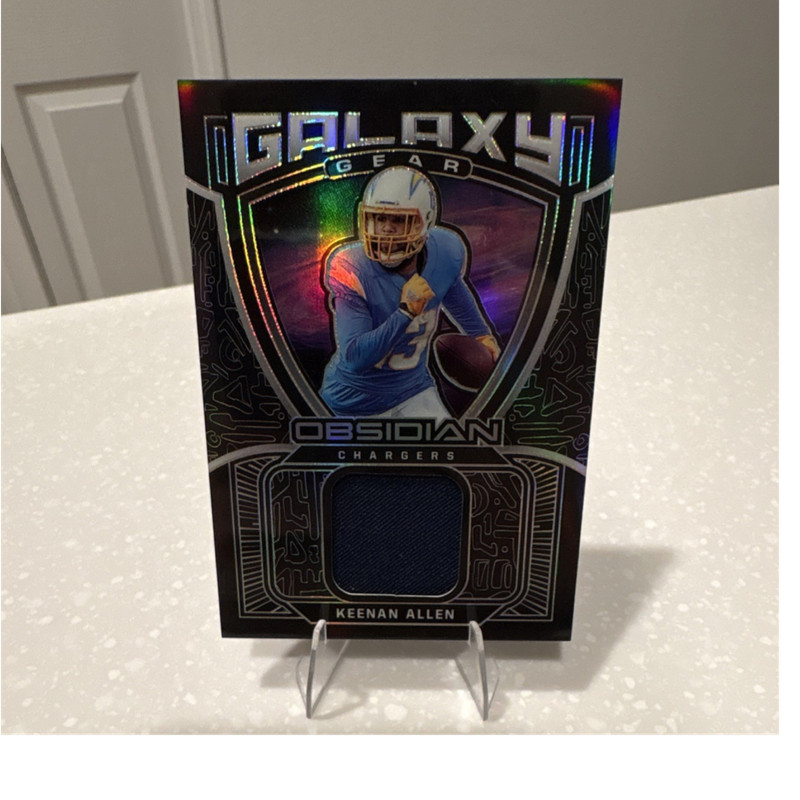 2021 Panini Obsidian Keenan Allen Galaxy Gear MEM #GG-KA /100 Chargers