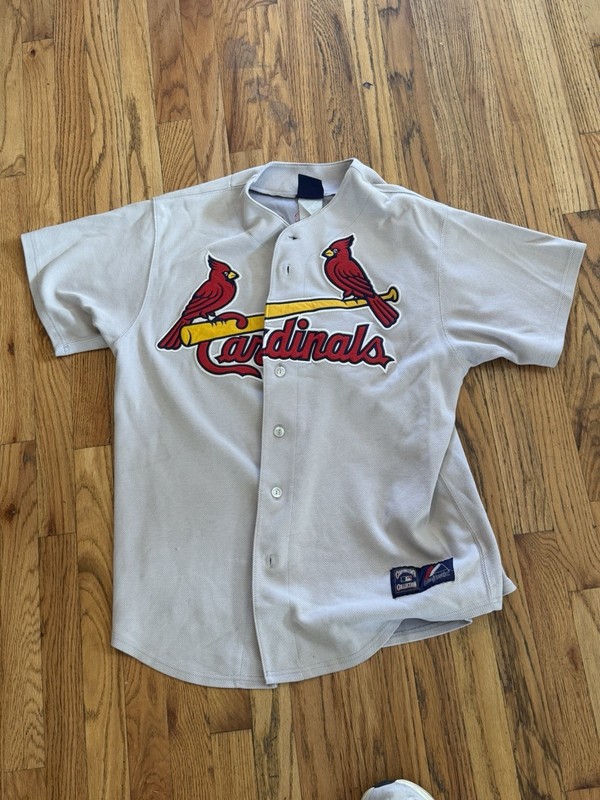 Majestic Cooperstown Cardinals Bob Gibson #45 Jersey Large HOF Vintage