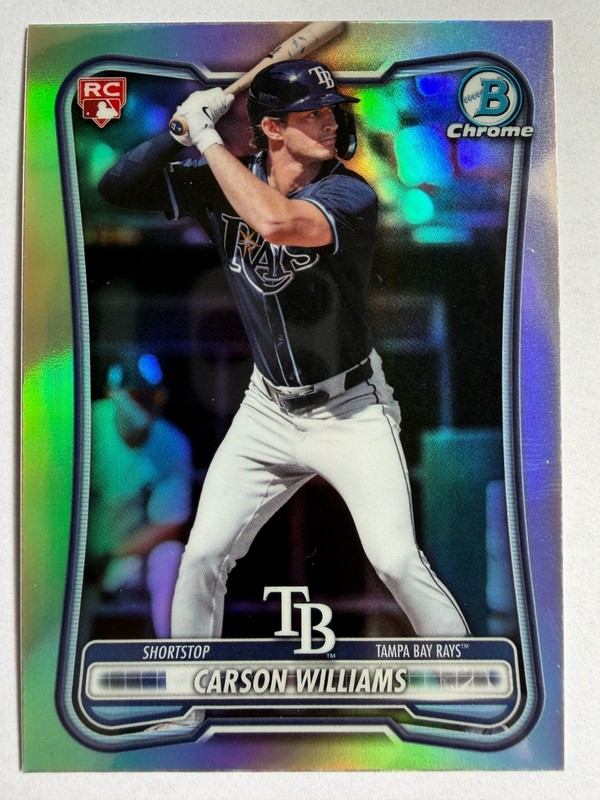 2026 Bowman Baseball Carson Williams #39 Red Rookie Refractor