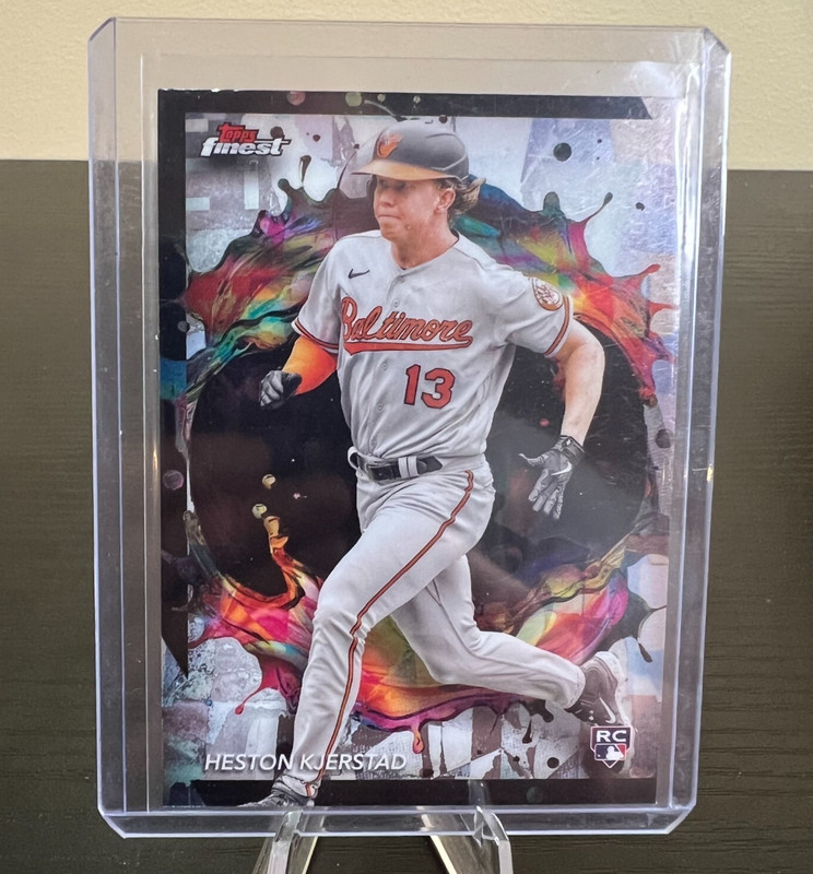 2024 Topps Finest Baseball HESTON KJERSTAD Rookie RC Rare Base #248 Orioles