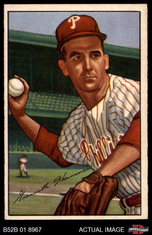 1952 Bowman #35 Granny Hamner Phillies 5 – EX