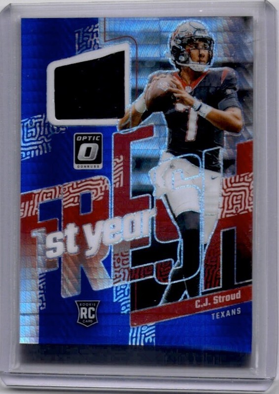 2023 Donruss Optic 1st Year Jersey C.J Stroud #FYF-CJS Houston Texans