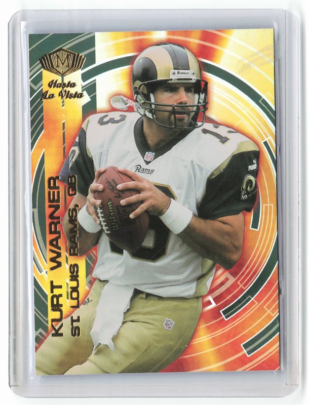 2000 Collector’s Edge Masters #H14 Kurt Warner Hasta La Vista Gold #/2000
