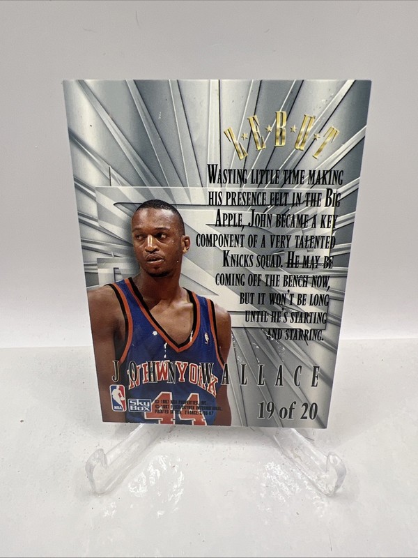 1996-97 Skybox Z Force Zebut John Wallace #19 Rookie RC gallery